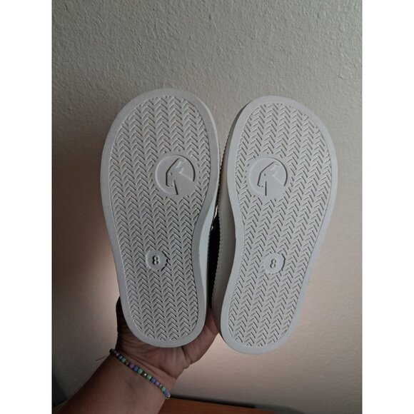 NWT Billy High Top Sneakers Iridescent Animal Print Running Shoes Black Size 8 - Picture 4 of 6